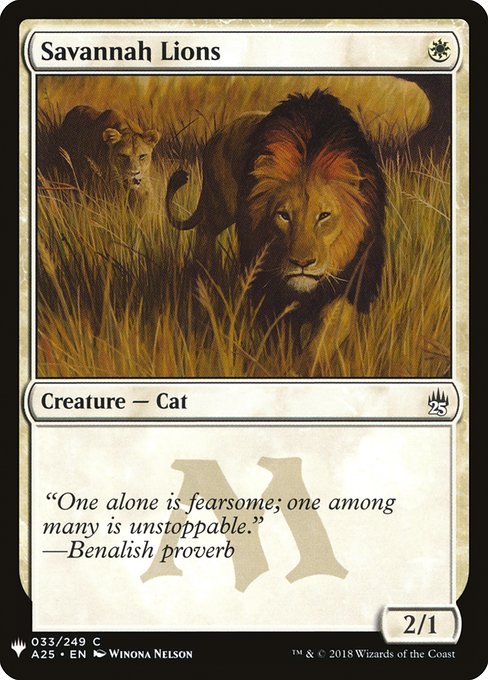 PLST: Savannah Lions