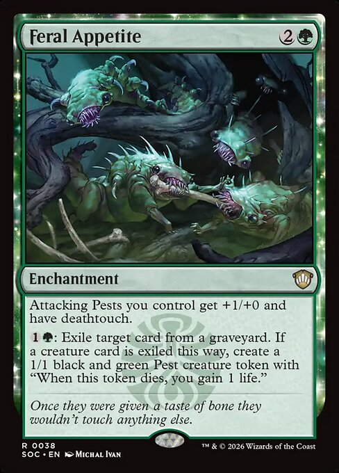 SOC: Feral Appetite