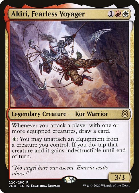 ZNR: Akiri, Fearless Voyager (Foil)