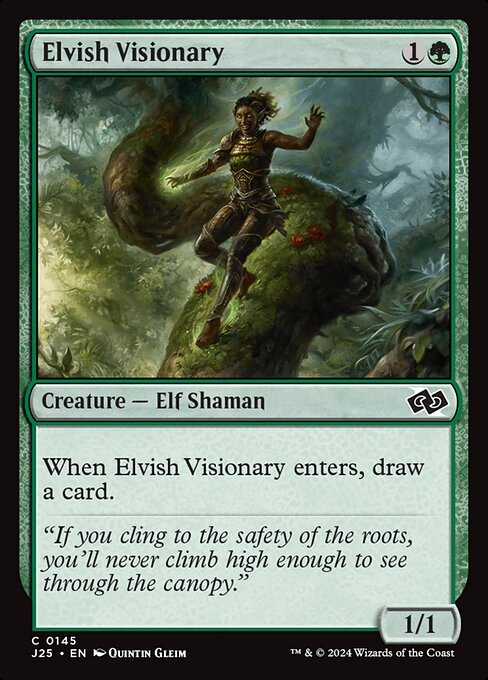 J25: Elvish Visionary (Foil)