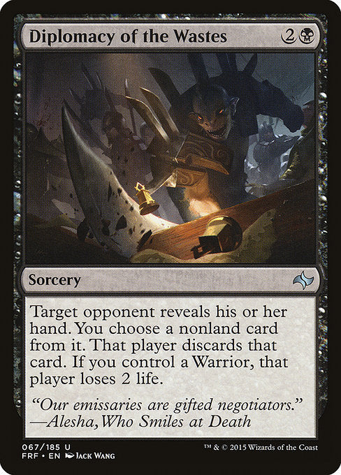 FRF: Diplomacy of the Wastes