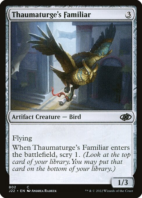 J22: Thaumaturge's Familiar