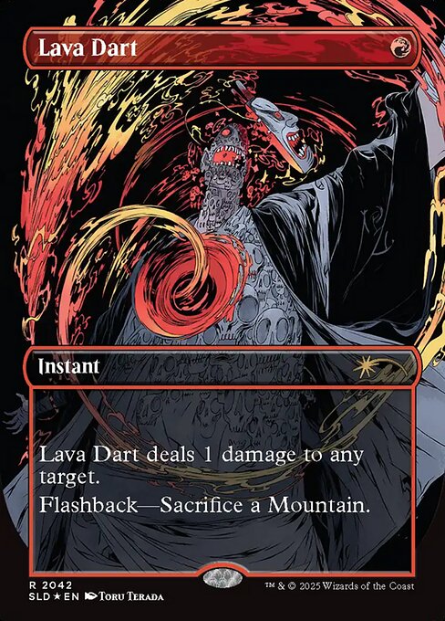 SLD: Lava Dart (Raised Foil)