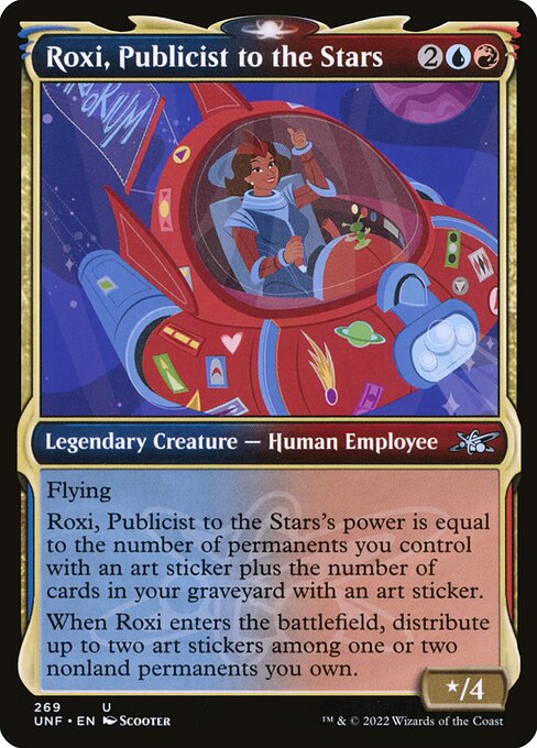 UNF: Roxi, Publicist to the Stars (Showcase) (Foil)