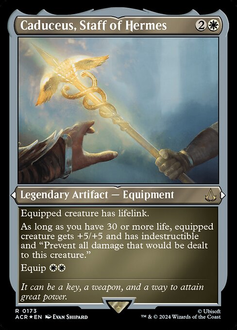 ACR: Caduceus, Staff of Hermes (Foil Etched)