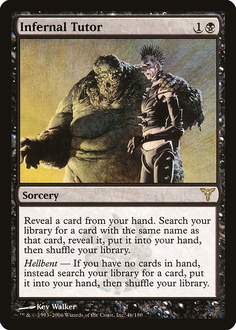 DIS: Infernal Tutor (Foil)