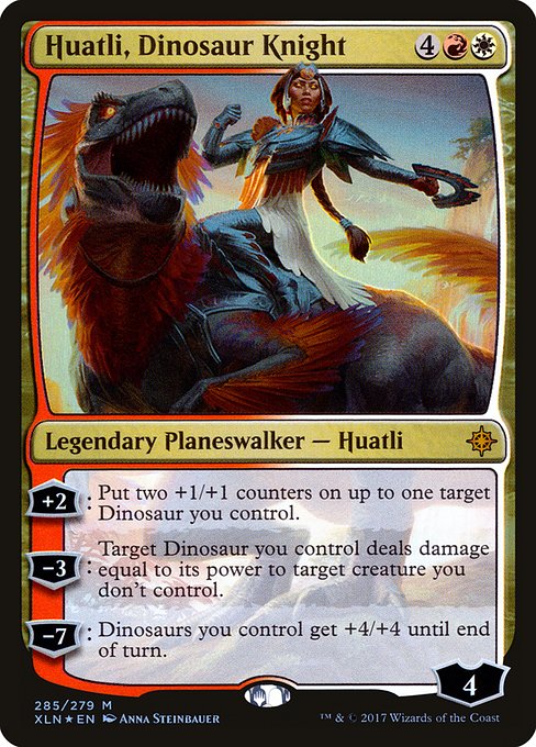 XLN: Huatli, Dinosaur Knight (Foil)