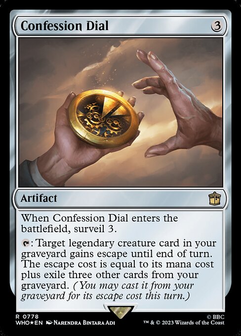 WHO: Confession Dial (Surge Foil)