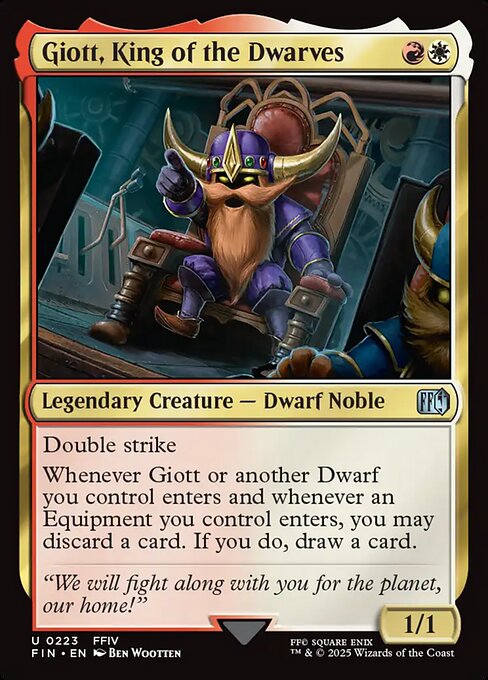 FIN: Giott, King of the Dwarves (Foil)