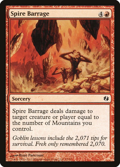 DDI: Spire Barrage