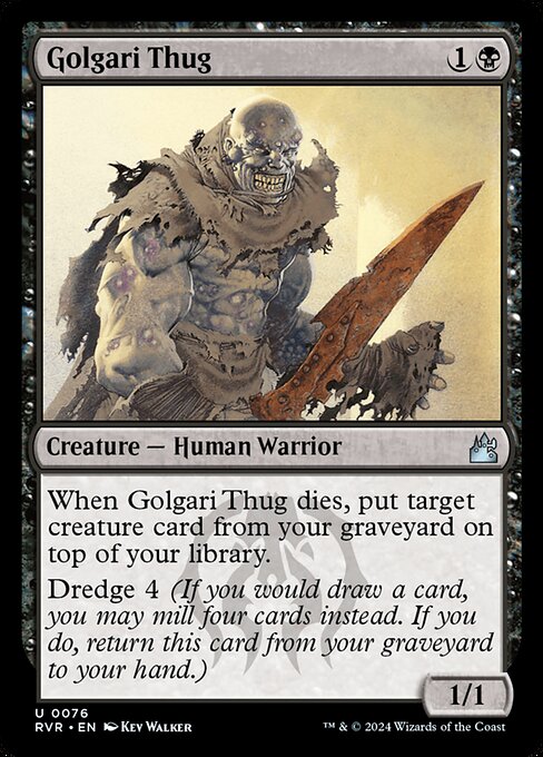 RVR: Golgari Thug (Foil)