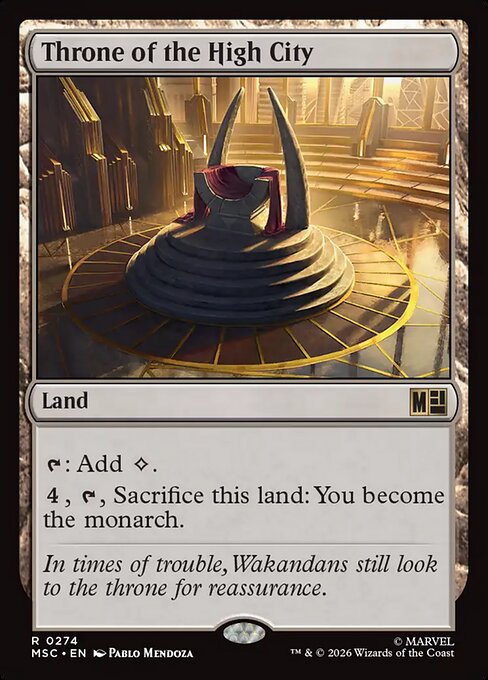 MSC: Throne of the High City