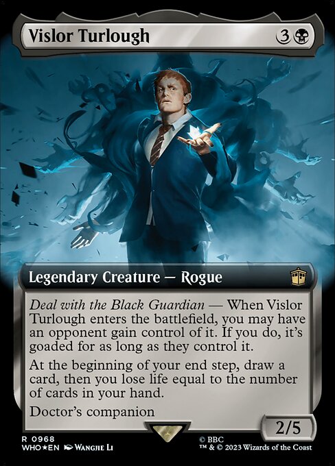 WHO: Vislor Turlough (Extended Art) (Surge Foil)