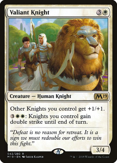 M19: Valiant Knight (Foil)