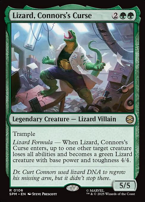 SPM: Lizard, Connors's Curse