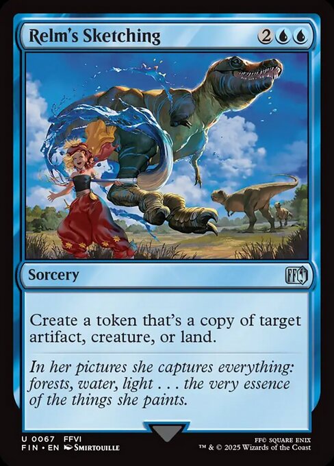 FIN: Relm's Sketching (Foil)