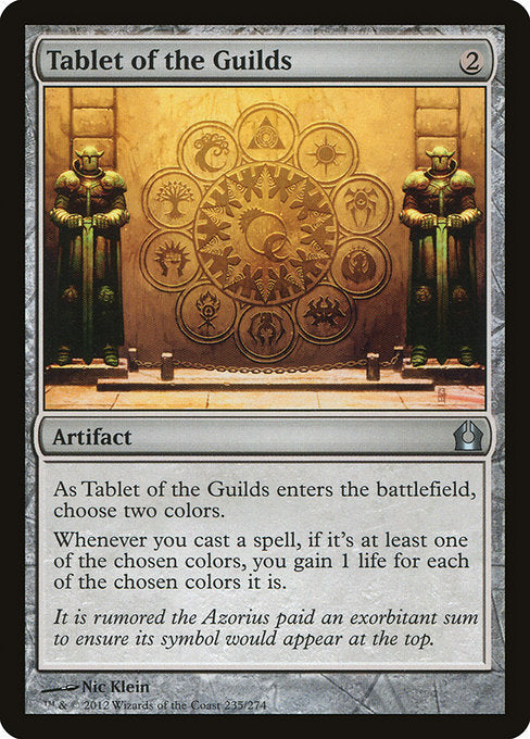 RTR: Tablet of the Guilds (Foil)