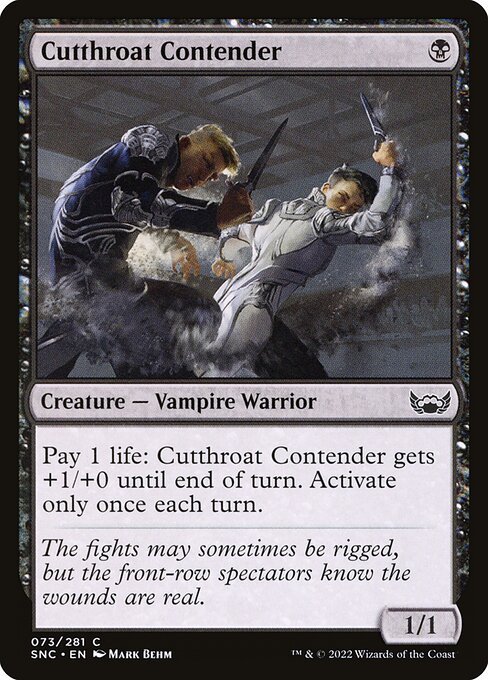 SNC: Cutthroat Contender (Foil)