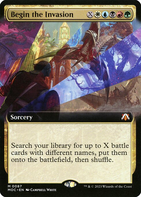 MOC: Begin the Invasion (Extended Art) (Foil)