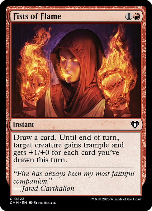 CMM: Fists of Flame (Foil)