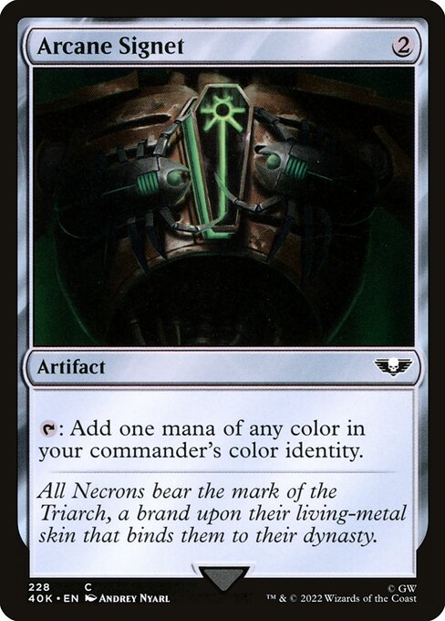 40K: Arcane Signet (228)