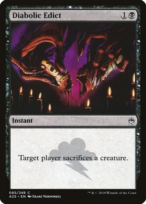 A25: Diabolic Edict (Foil)