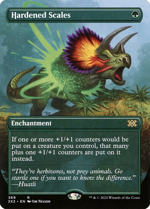 2X2: Hardened Scales (Borderless) (Foil)