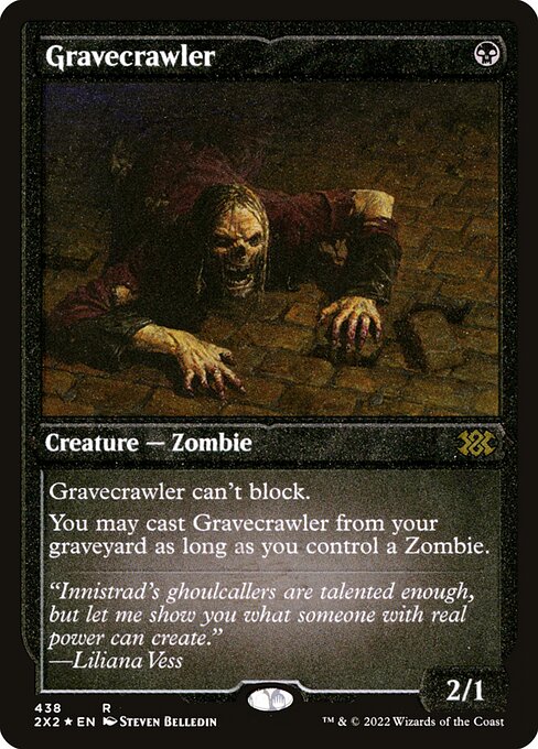 2X2: Gravecrawler (Foil Etched)