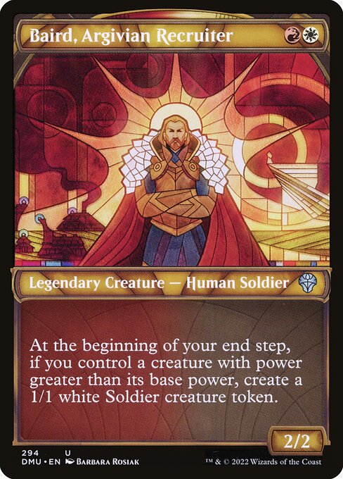 DMU: Baird, Argivian Recruiter (Showcase) (Foil)