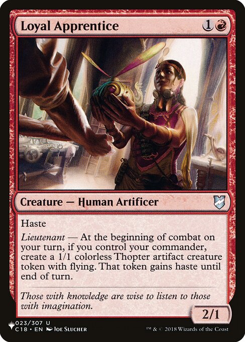 PLST: Loyal Apprentice