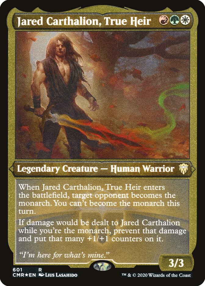 Jared Carthalion, True Heir (Foil Etched) [Foil] :: CMR