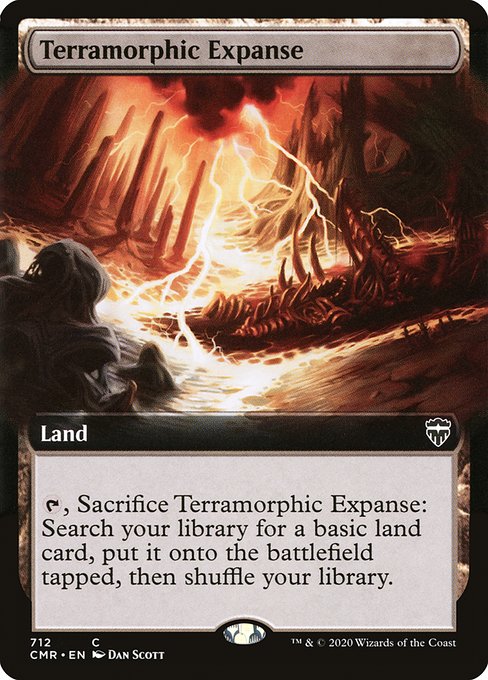 CMR: Terramorphic Expanse (Extended Art) (Foil)