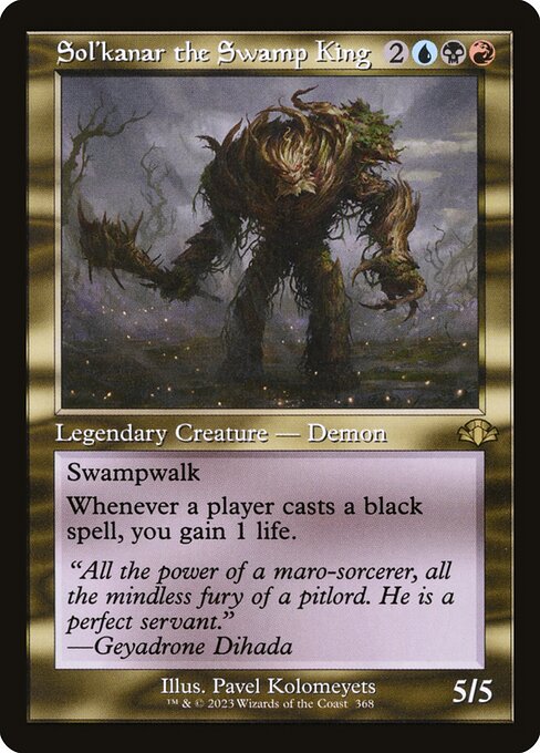 DMR: Sol'kanar the Swamp King (Retro Frame) (Foil)