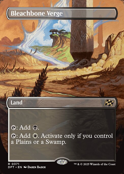 DFT: Bleachbone Verge (Borderless) (Foil)
