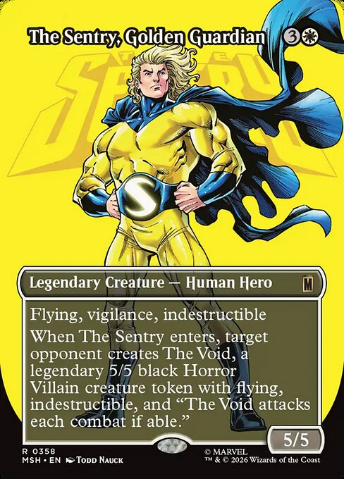 MSH: The Sentry, Golden Guardian (Borderless)