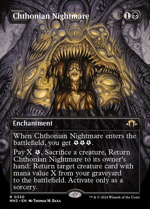 MH3: Chthonian Nightmare (Borderless) (Foil)