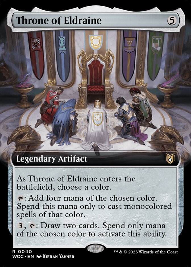 Throne of Eldraine (Extended Art) :: WOC