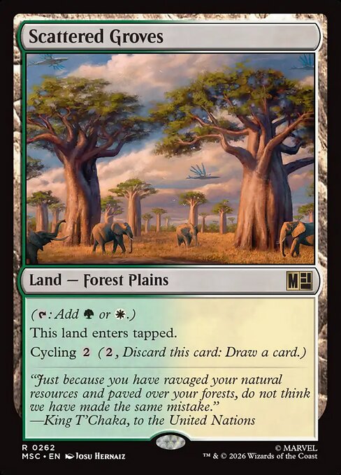 MSC: Scattered Groves