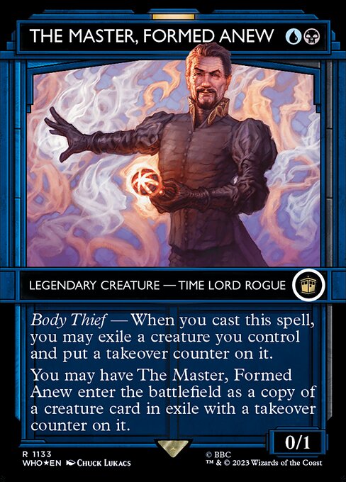 WHO: The Master, Formed Anew (Showcase) (Surge Foil)