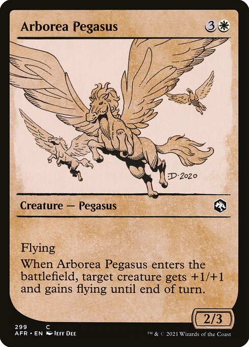AFR: Arborea Pegasus (Showcase) (Foil)