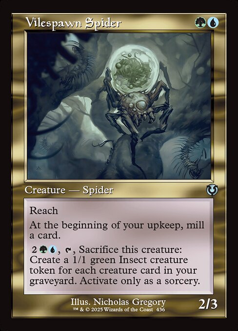 INR: Vilespawn Spider (Retro Frame) (Foil)