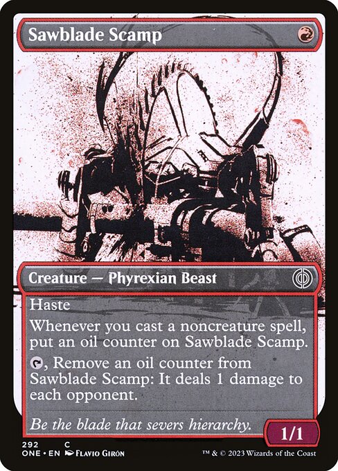 ONE: Sawblade Scamp (Showcase) (Foil)