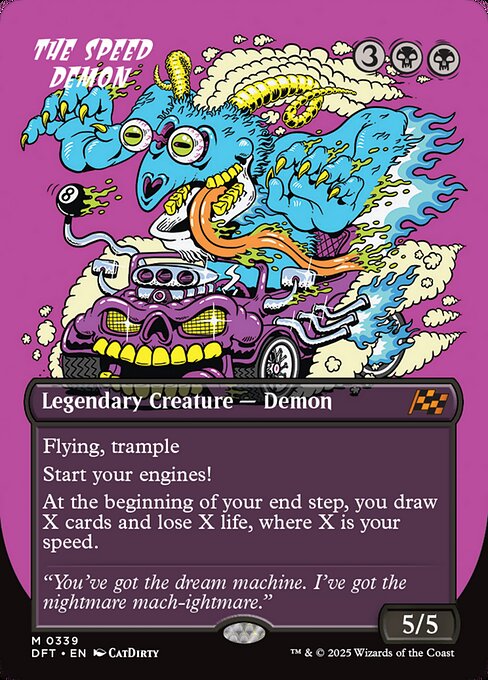 DFT: The Speed Demon (Borderless) (Foil)