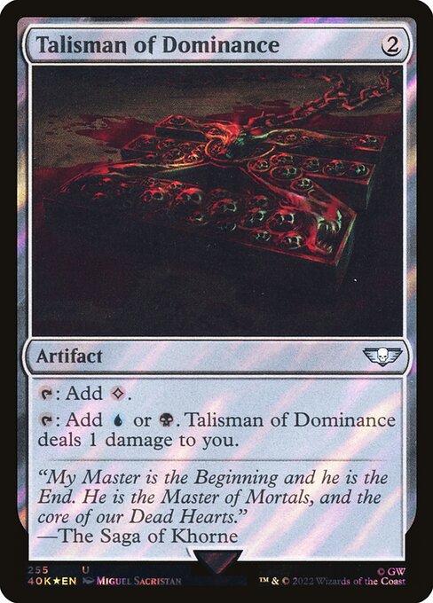 40K: Talisman of Dominance (255) (Surge Foil)