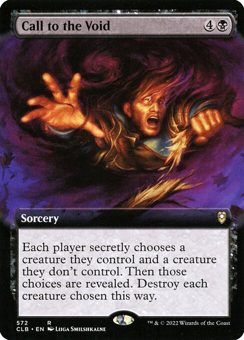 CLB: Call to the Void (Extended Art) (Foil)