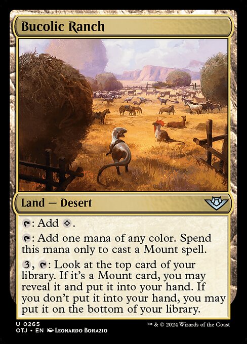 OTJ: Bucolic Ranch