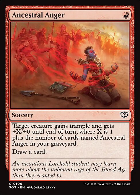 SOS: Ancestral Anger