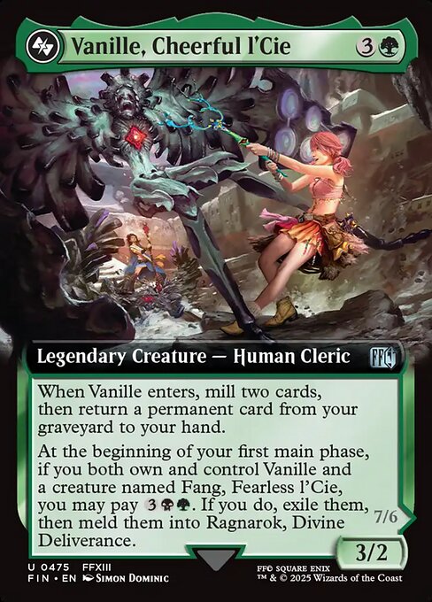 FIN: Vanille, Cheerful l'Cie (Extended Art)