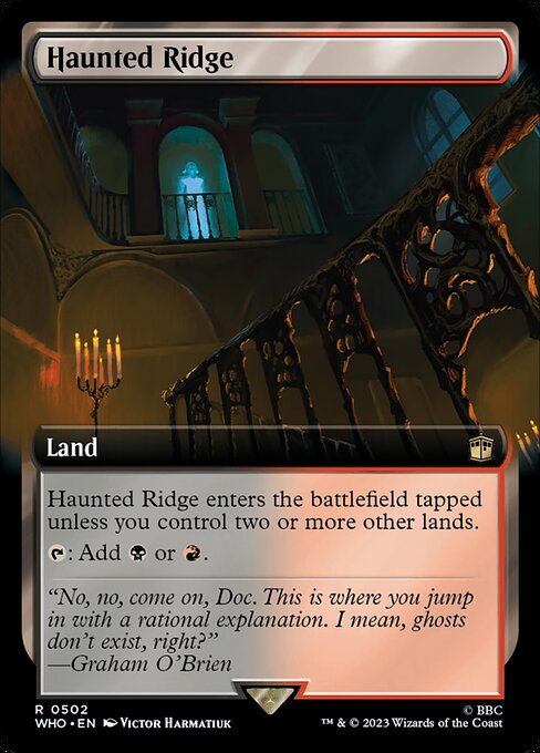 WHO: Haunted Ridge (Extended Art) (Foil)