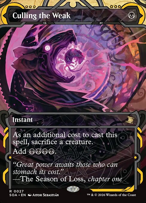 SOA: Culling the Weak (Foil)